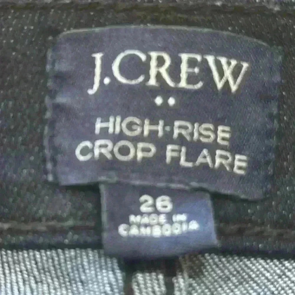 J. Crew High Rise Flare Crop Jeans - Picture 5 of 15